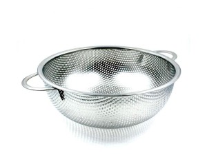 ESCORREDOR/PENEIRA INOX 25,5CM 02-ALCAS