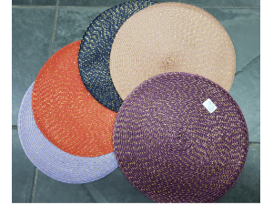 LUGAR AMERICANO PVC REDONDO COLOR