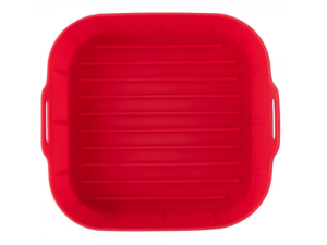 FORMA SILICONE P/AIR FRYER 16X7,3CM QUADRADA