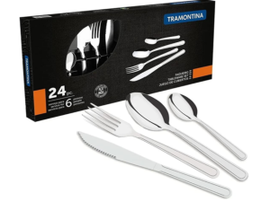 FAQUEIRO 24 TALHERES BUZIOS INOX TRAMONTINA