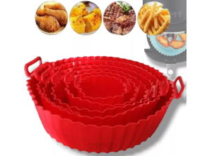 JOGO 6 FORMA SILICONE P/AIR FRYER