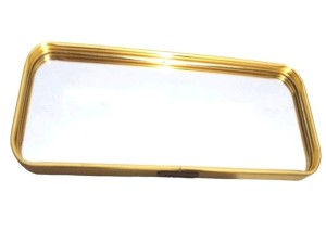 BANDEJA ESPELHO RETANGULAR 35X12CM