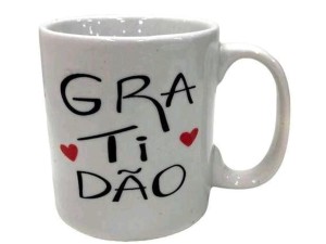 CANECA CERAMICA 120ML FRASES