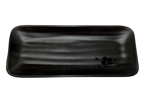 TRAVESSA MELAMINA 28X12CM PRETA