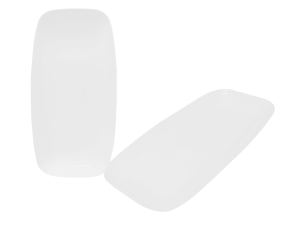 TRAVESSA MELAMINA BRANCO 18X10CM