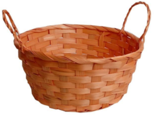 CESTA BAMBU 20CM C/ALÇA