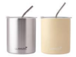 COPO INOX 400ML TERMICO C/CANUDO