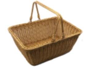 CESTA VIME 34X25X15CM C/2-ALÇAS