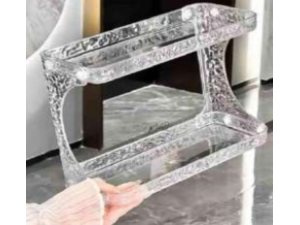 ORGANIZADOR ACRILICO 2 PRATELEIRAS 31X14X24CM