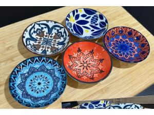 BOWL PORCELANA 9,8 x 2,5CM COLORIDO