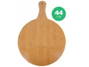 TABUA BAMBU 30X44CM REDONDA C/CABO