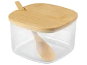 ACUCAR ACRILICO TAMPA-BAMBU C/COLHER