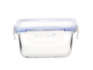POTE VIDRO HERMETICO RETANGULAR 330ML