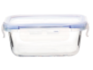 POTE VIDRO HERMETICO RETANGULAR 420ML