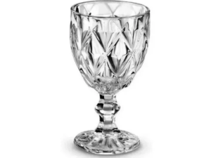 JOGO 6 TACA VIDRO 325ML DIAMOND CLEAR