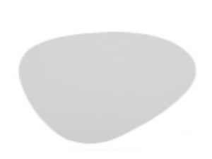 LUGAR AMERICANO 34X44CM GEOMETRICO BRANCO