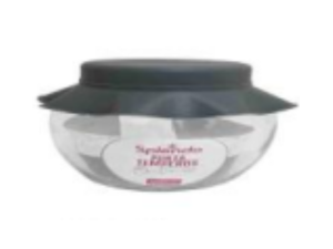 POTE VIDRO 370ML P/TEMPERO TP-CHAPEU