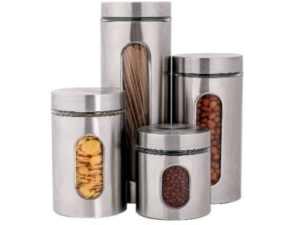 JoGo 4 POTE INOX C/VISOR 635/940/1250/1750ML