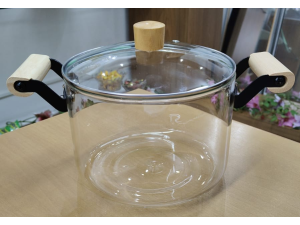 PANELA/CALDEIRAO VIDRO 4,0L C/2 ALÇA-MADEIRA