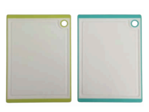 TABUA PLASTICA P/COZINHA 32X22CM BORDA COLOR