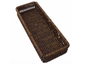 CESTA VIME 09X24CM RETANG ESCURA