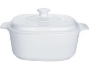 SOPEIRA VIDRO 1940ML OPALINA QUADRADA