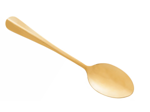 JOGO 6 TALHER POSITANO COLHER DOURADO 18CM