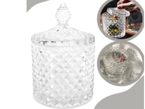 BOMBONIERE VIDRO 7X11 RETO