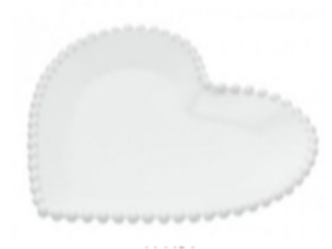 PRATO CERAMICA CORACAO