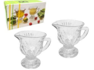 JOGO 2 MOLHEIRA VIDRO 170ML