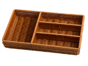 PORTA TALHER VIME 35X25CM CLARO