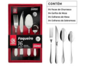 FAQUEIRO  16PC INOX GARBO