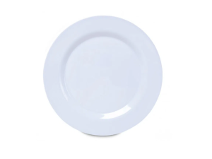 PRATO MELAMINA 17,5CM BRANCO
