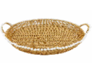 BANDEJA TRAMADA 32CM OVAL C/ALCA