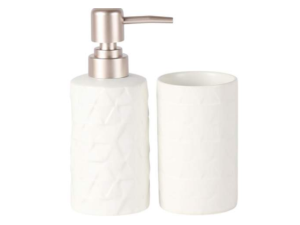 KIT 2 BANHEIRO CERAMICA REDONDO 4-CORES