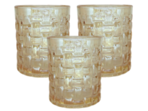 JOGO 6 COPO VIDRO 280ML BERLIM AMBAR