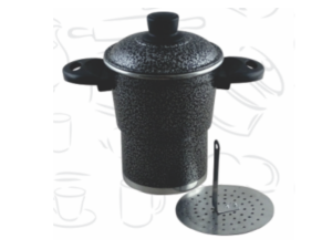 CUSCUZEIRA ALUMINIO 14CM 1,8L CRAQUELADA