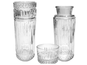 GARRAFA VIDRO 810ML C/COPO