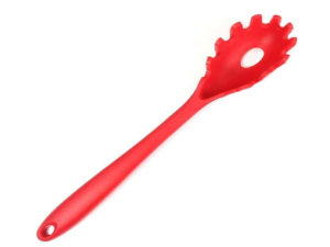 PEGADOR MASSA SILICONE 28CM VERMELHO