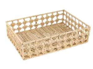 CESTA FIBRA 38X28X10CM GUATOS BAIXA