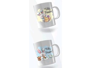 CANECA CERAMICA 300ML PASCOA