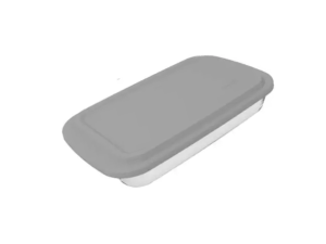 ASSADEIRA VIDRO 1,0L TAMPA PLASTICA