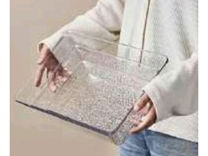 BANDEJA ACRILICA 36X26CM 3-CORES