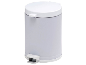 LIXEIRA PEDAL 12L BRANCA