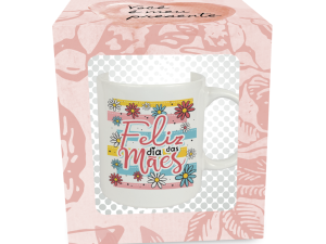 CANECA CERAMICA 320ML MAE C/CX + CHAVEIRO SORTIDO