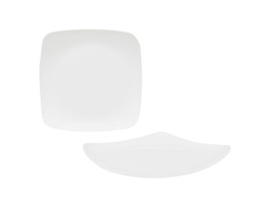 PRATO MELAMINA 19,7CM QUADRADO PREMIUM