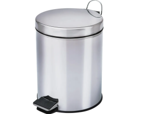 LIXEIRA PEDAL 08L INOX