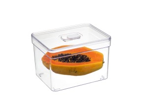 ORGANIZADOR ACRILICO 14X18X13CM C/TAMPA