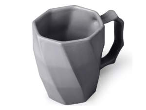 CANECA CERAMICA 260ML DUBAI CINZA