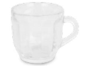 JOGO 3 XICARA VIDRO 165ML JADE S/PIRES